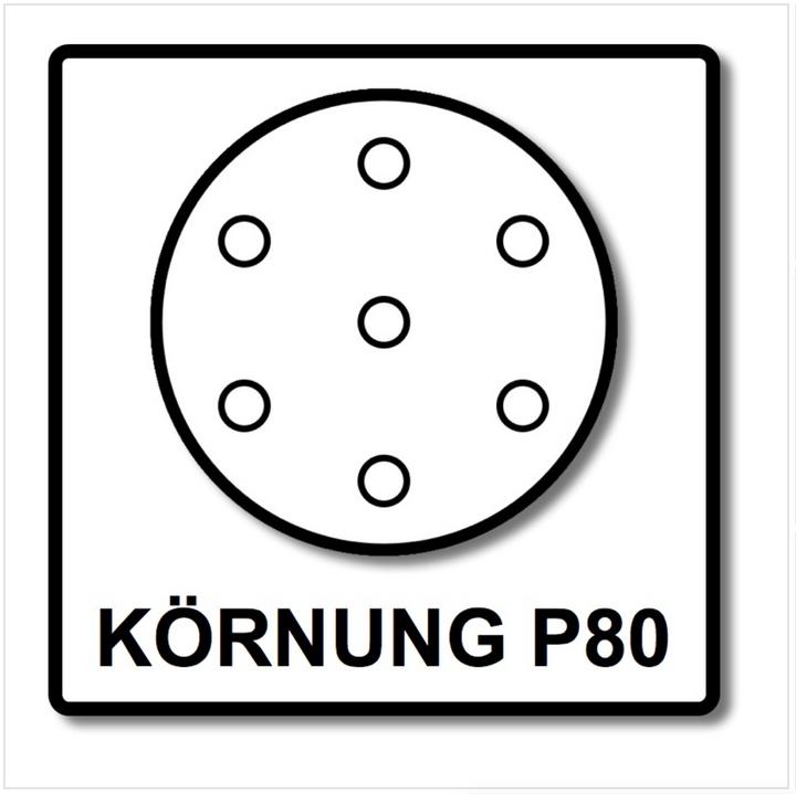 Produktbild Festool Schleifscheibe STF D150/48 P80 RU2/50 (P80)