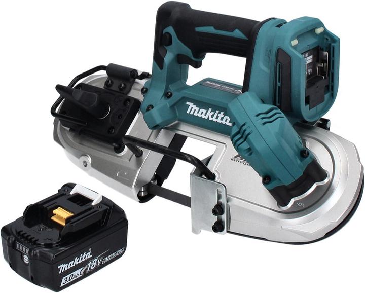 Produktbild Makita DPB 183 F1 Akku Bandsäge 18 V 66 mm Brushless + 1x Akku 3,0 Ah - ohne Ladegerät