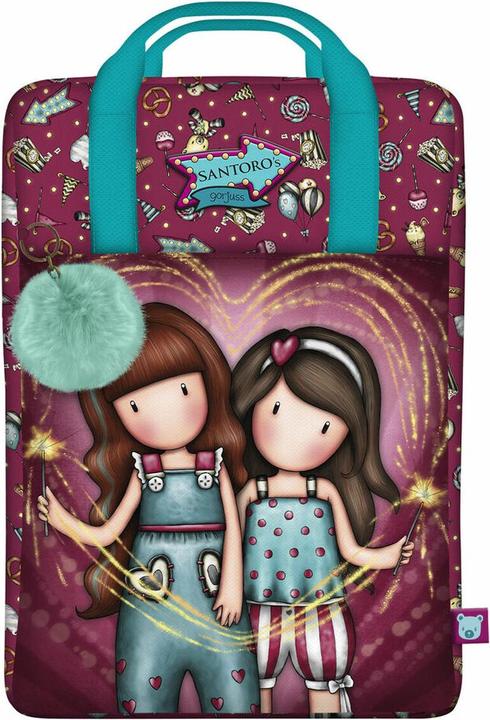 Gorjuss Schulrucksack Fireworks Granatrot (25 x 36 x 10 cm) (10 l)