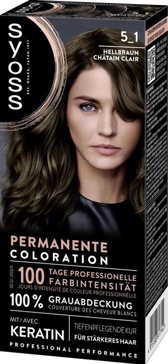 Actual product image Syoss Coloration 5 1 Hellbraun (5 1 Light brown)