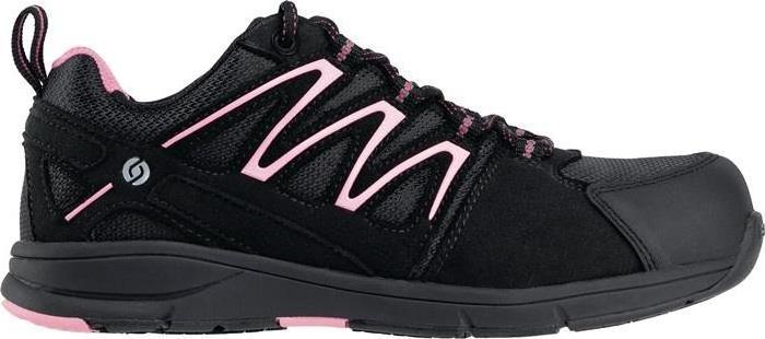 Produktbild Baak Damen-Sicherheitsschuh Silvy2 Größe 39 schwarz/magenta S1P EN ISO 20345 Mikrofaser mit Textileinlage (S1P, 39)