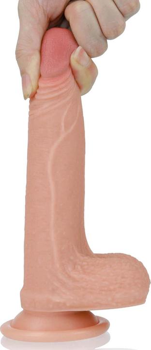 Actual product image Lovetoy Dildo Nature Liquid Silicone 7inch
