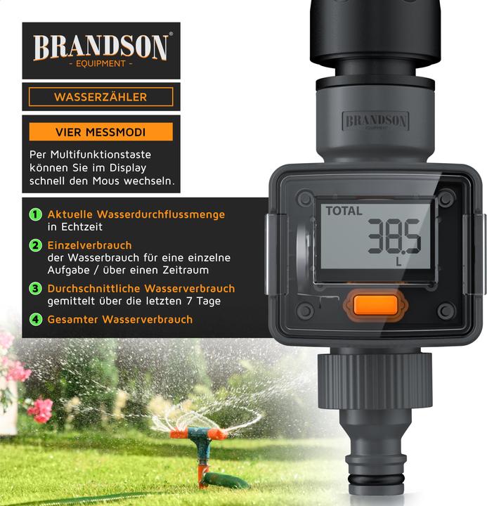 Image du produit Brandson Compteur d'eau numérique (Minuterie eau)