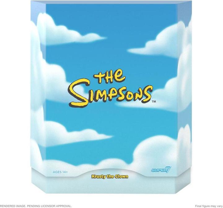 Actual product image Super7 Les Simpson figurine Ultimates Krusty the Clown 18 cm