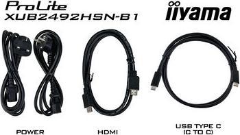 Produktbild iiyama ProLite XUB2492HSN-B1 (1920 x 1080 Pixel, 23.80")