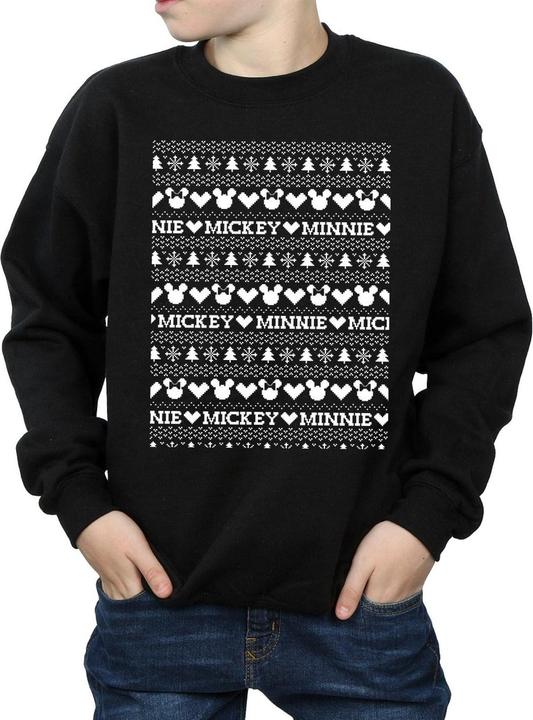 Image du produit Disney - Sweat MICKEY AND MINNIE CHRISTMAS FAIR ISLE - Garçon (116)