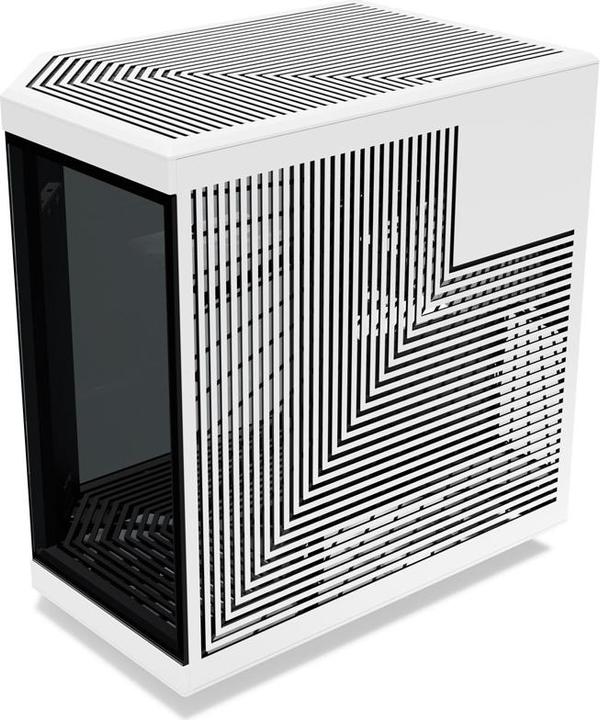 Actual product image Hyte Y70 Touch White (white, tempered glass) (mATX, ITX, ATX, E-ATX)