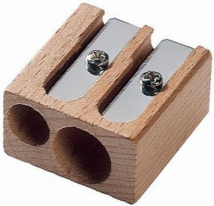 Actual product image M+r Sharpener double - wood
