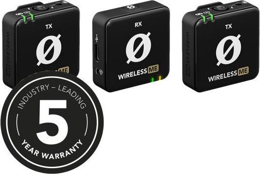 Produktbild RØDE Mikrofon-Funksystem Wireless ME Dual Promo-Aktion Für kurze Zeit mit Interview GO