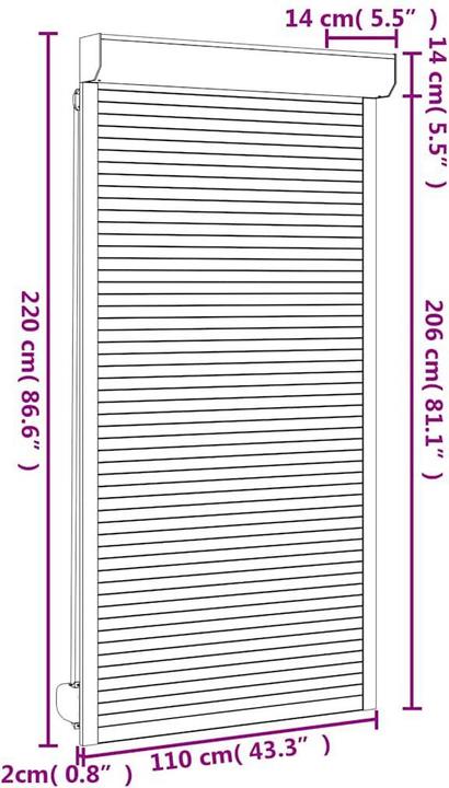 Produktbild VidaXL Helin (110 x 220 cm)