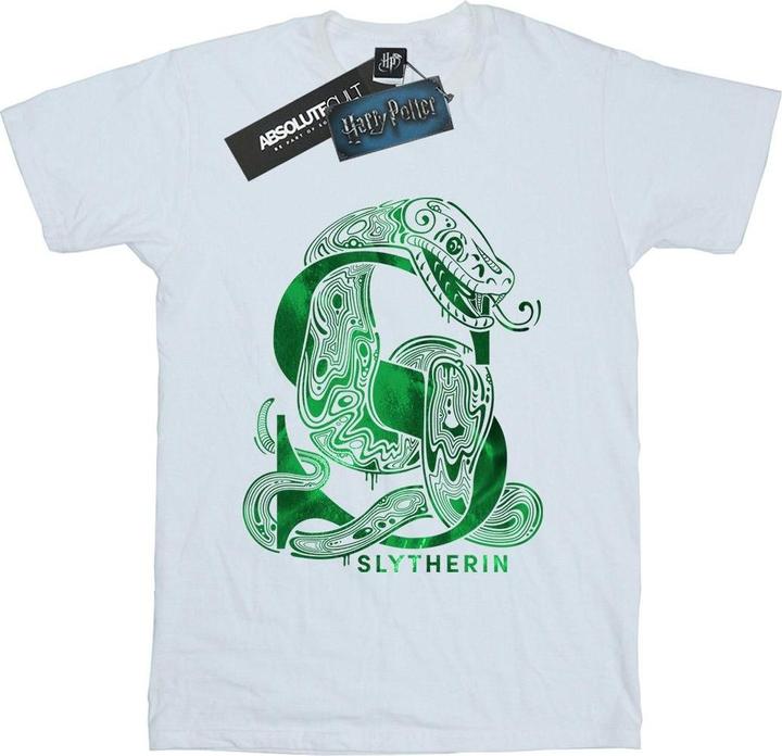 Actual product image Mens Slytherin Snake T-Shirt (S)