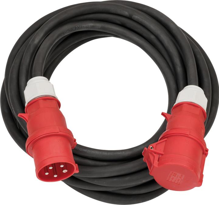 Actual product image Brennenstuhl Power extension cable CEE IP44, H07RN F 5G6,0 5 pole (25 m, CEE)