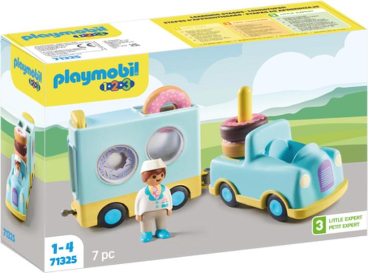 Actual product image Playmobil Crazy donut truck with stacking and sorting function (71325, Playmobil 1.2.3)