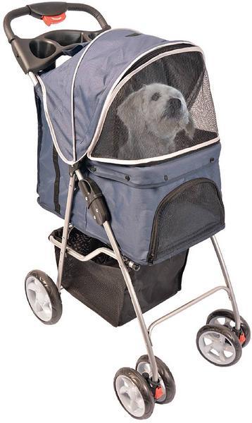 Actual product image Duvoplus Poussette PET BUGGY, 4 roues, 80x46x100cm (Dog, Cat, Foldable)