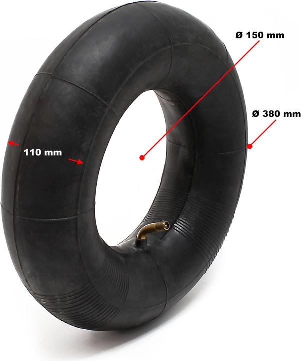 Produktbild Wiltec 2x Luftschlauch Aufsitzmäher 15x6.00-6 Reifenschlauch Winkelventil Rasentraktor (Rasentraktor, Traktorzubehör)