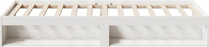Produktbild VidaXL Tagesbett ohne Matratze Weiss 100x200 cm Massivholz Kiefer Sofabett (100 x 200 cm)