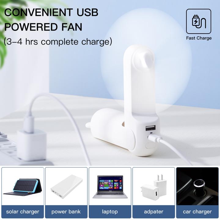 Actual product image Jisulife Handheld Fan Life8 Plus white