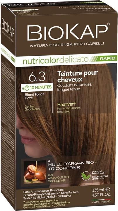Actual product image Bio Partner Nutricolor Delicato Rapid Dark Golden Blonde (Dark golden blonde)