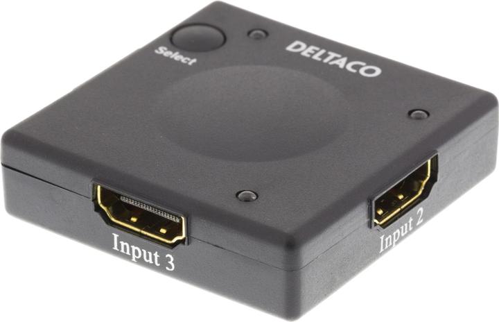 Actual product image Deltaco HDMI-7002 video splitter