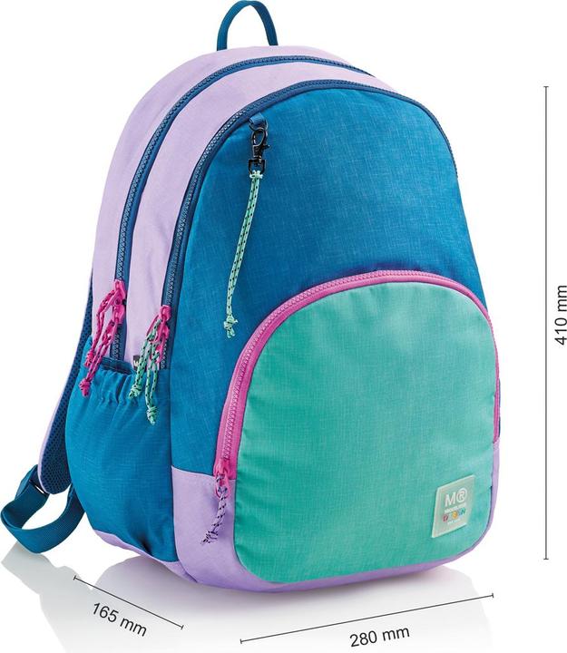 Produktbild Miquelrius Rucksack Triple Oslo Recy 27l 3 Fächern lila (27 l)