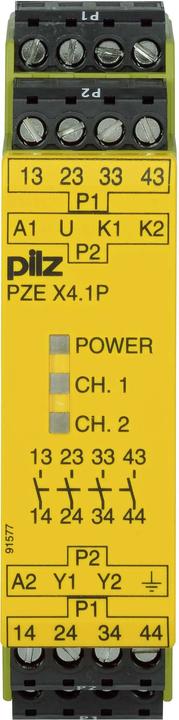 Actual product image Pilz 777588 PZE X4.1P 24-240VAC/DC 4n/o