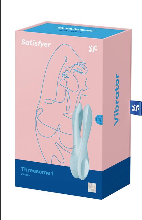Actual product image Satisfyer Threesome 1 - Light Blue
