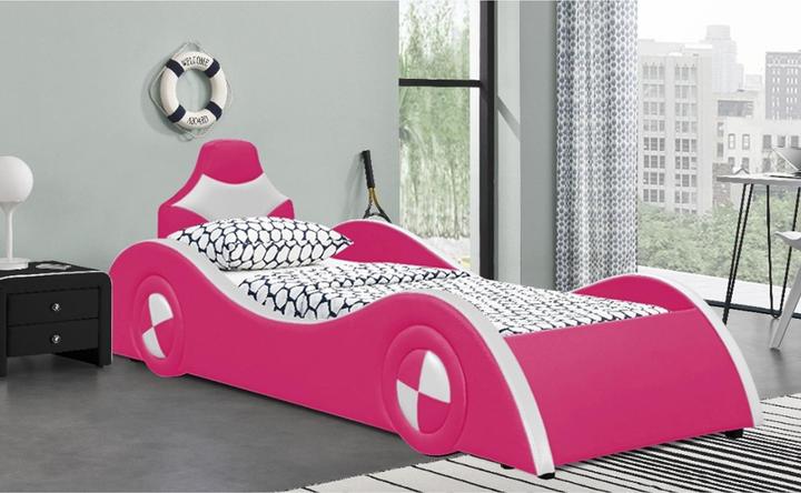 Produktbild HTI-Living Autobett Pink/Weiss (90 x 200 cm)