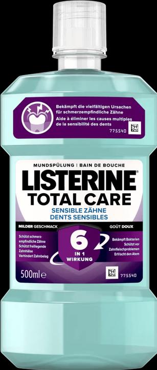 Produktbild Listerine Tot Car Sens Zae (500 ml, Mundspülung)