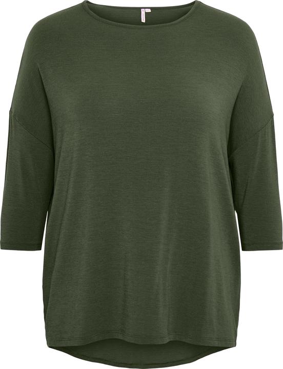 Only Top curvy à la coupe décontractée et aux manches 3/4 Top (S)