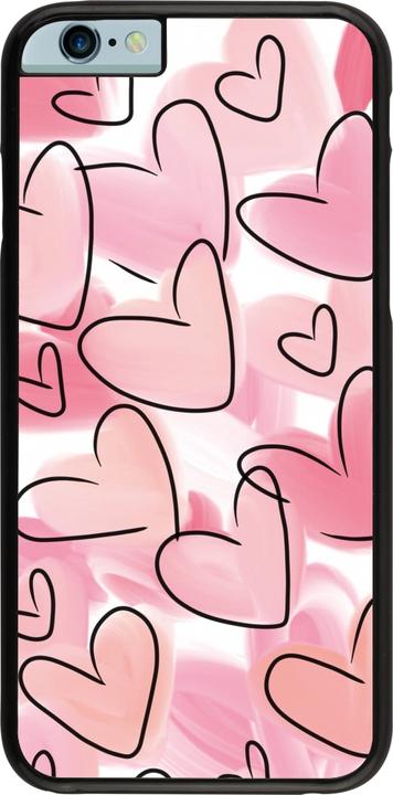 Produktbild PhoneLook Hülle Easter 2023 pink hearts (Apple iPhone 6)