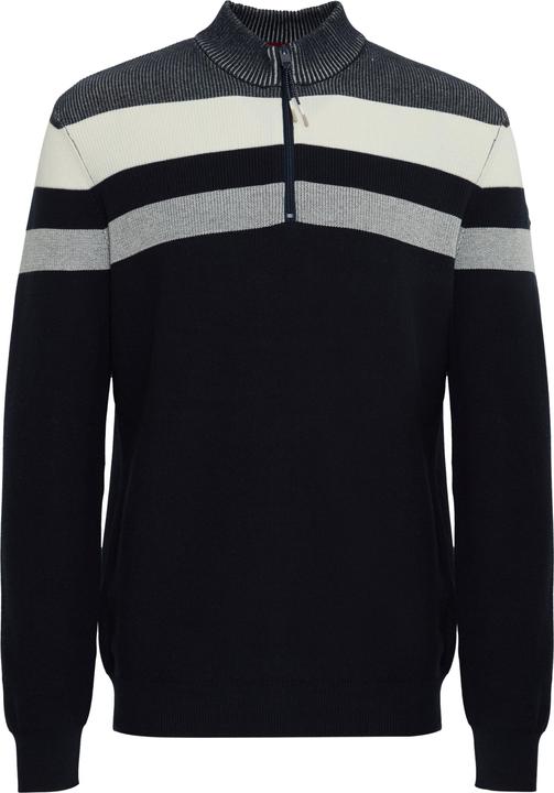 FQ1924 FQKyle stripe halfzip rib- knit 21900654