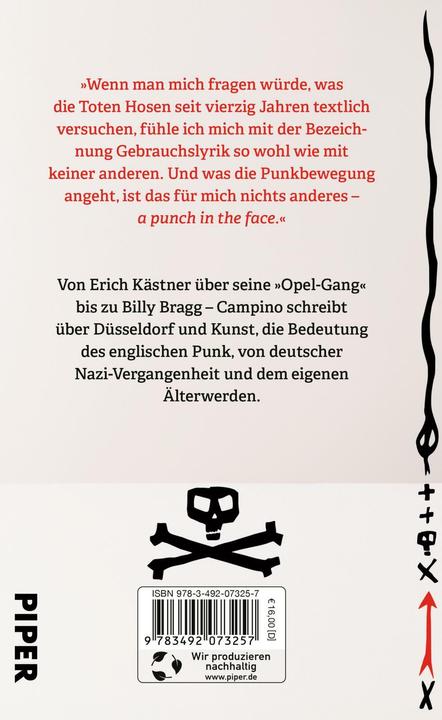 Actual product image Piper Kästner, Kraftwerk, Cock Sparrer (German, Campino, 2024)