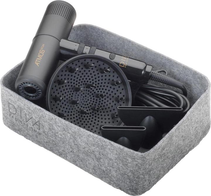 Actual product image Diva Hairdryer Atmos ATOM Set black