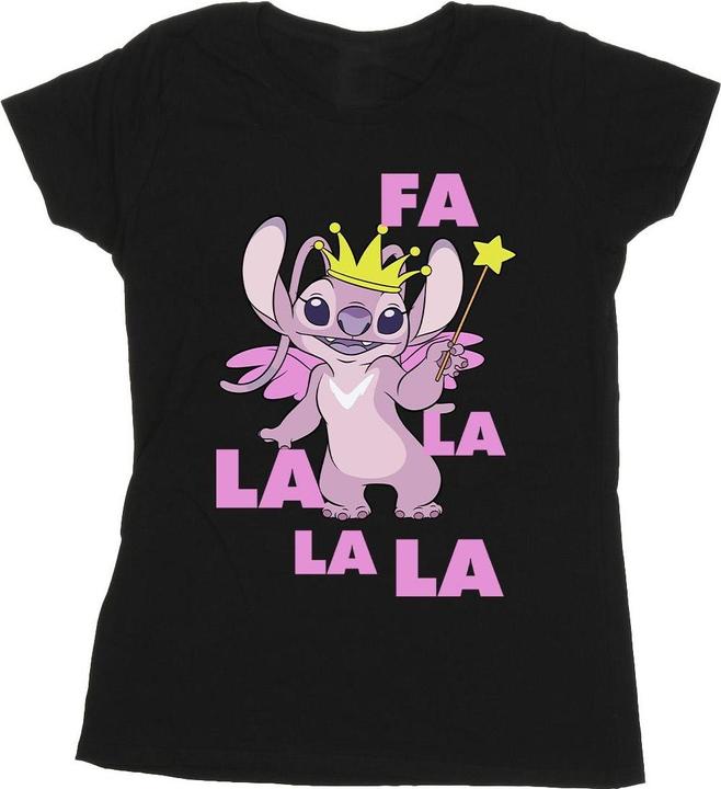 Immagine prodotto Disney Lilo & Stitch Angel Fa La La Maglietta Donna (XL)