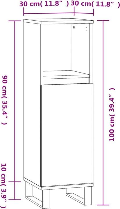 Image du produit VidaXL Arella (30 x 30 x 100 cm)