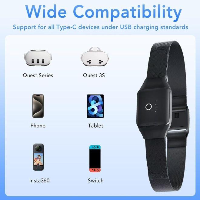 Actual product image MU Classic Battery belt (10000mAh) M1 Wearable Power Pak