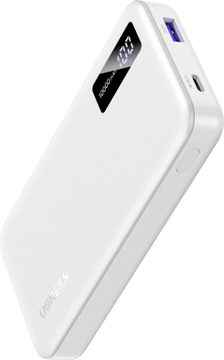Produktbild Ugreen 10000mAh Two-way Fast Charging Powerbank White (10000 mAh, 22.50 W, 38.20 Wh)