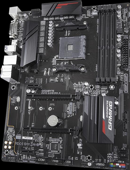 Produktbild Gigabyte B450 Gaming X (AM4, AMD B450, ATX)