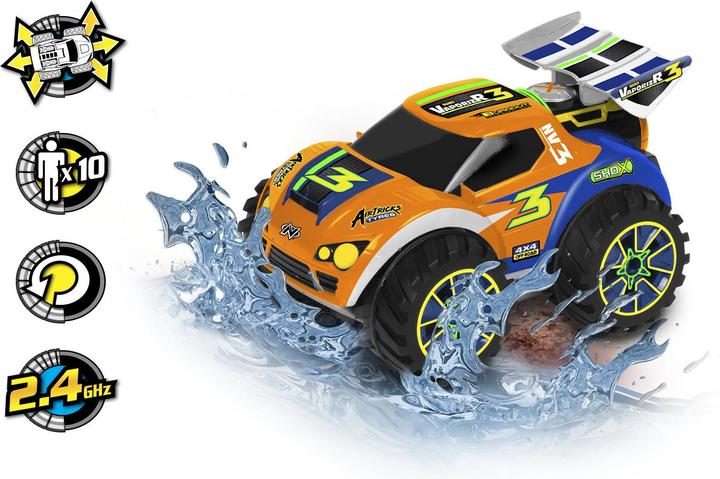Immagine prodotto Nikko 10011 Nano VaporizR 3, auto RC telecomandata, fuoristrada fino a 8,5 km/h, 4x4 Actio...