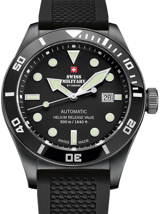 Immagine prodotto Swiss Military SMA34075.05 Diver Automatico 44 mm 50ATM (Orologio sub, 44 mm)