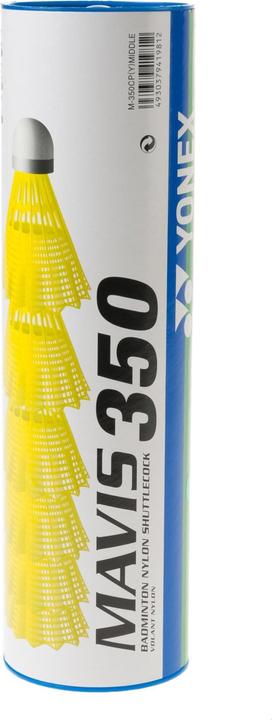 Produktbild Yonex Mavis 350 Nylon gelb blau (1 Dose à 6 Shuttles)