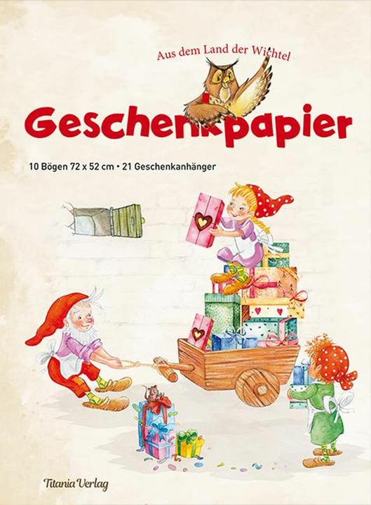 Actual product image Wrapping paper - From the land of the gnomes (Wrapping paper, 10 x)