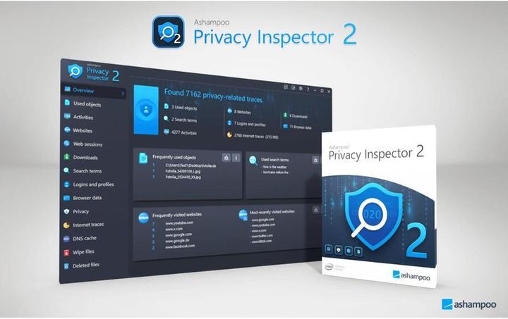 Image du produit Ashampoo Privacy Inspector 2 ? ESD, version complète, 1 PC, Famille de produits (1 Utilisateur, Illimité)