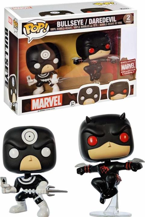 Actual product image Funko POP! 2-Pack Marvel Daredevil - Bullseye & Daredevil