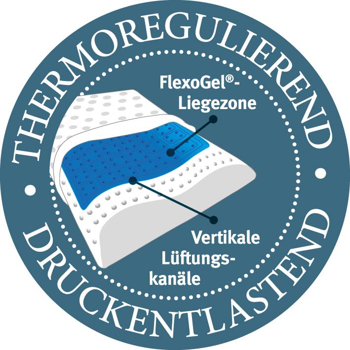 Produktbild Paradies FlexoGel® Dream Kissen (40 cm x 80 cm) (40 x 80 cm)