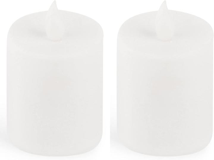 Actual product image Novaliv LED Candle Outdoor 2x white Grave Lights LED with Battery Permanent Candle | LED Candles Flickering (2 x)