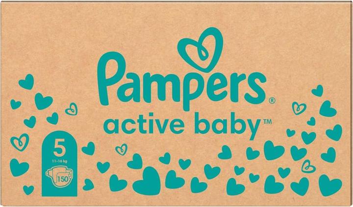 Produktbild Pampers Active Baby (Gr. 5, Monatsbox, 150 Stück)