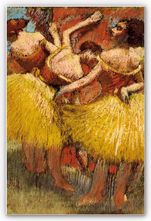 Image du produit Trenddeko Degas - Trois danseurs (20 x 30 cm)