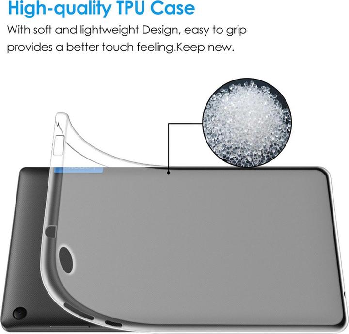 Produktbild Lobwerk TPU Soft-COVER für LENOVO Tab3 7 Plus TB-7703 F/X Silikon Case Schutz Hülle Etui (X)