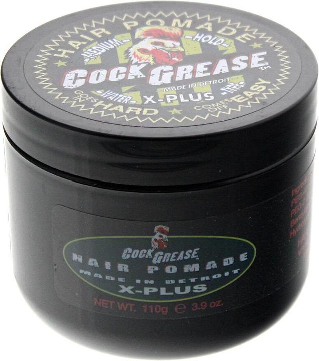 Actual product image Cock Grease Medium Hold Water Type Hair Pomade 110 g (Hair pomade)